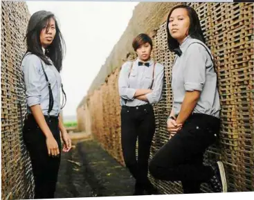  ??  ?? Fare thee well: The Impatient Sisters (from left) Soraya, Irena and Nazeera Taib.