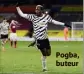  ??  ?? Pogba, buteur