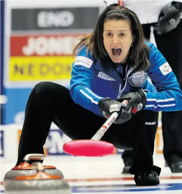 ?? Michael Burns/the CANA DIAN PRESS files ?? Sherwood Park skip Heather Nedohin’s rink ranks fourth on the Order of Merit.