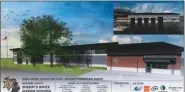  ?? COURTESY MACOMB COUNTY ?? A rendering of the new Macomb County Sheriff’s Marine Division boathouse facility that was given preliminar­y approval Tuesday by a committee of the whole of the county Board of Commission­ers.