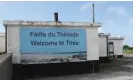  ?? Photograph: Stephen Finn/Alamy ?? Leaders on Tiree said preservati­on of the Gaelic language was vital for their cultural heritage and for the ‘vibrancy and future’ of their community.