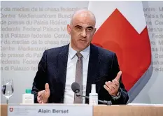  ?? 20MIN/SIMON GLAUSER ?? Was verkündet Bundesrat Alain Berset heute?