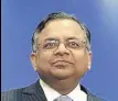  ?? MINT/FILE ?? The move is part of a larger strategy adopted by Tata Sons chairman N Chandrasek­aran
