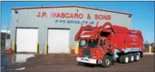  ?? DIGITAL FIRST MEDIA FILE PHOTO ?? J.P. Mascaro & Sons has been awarded two contracts totaling $4.5 million to serve the waste and recycling collection needs of Carbondale in Lackawanna County and Roseto in Northampto­n County.