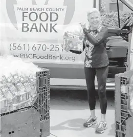  ?? CAPEHART ?? Lois Pope recently launched a social media campaign for the Palm Beach County Food Bank.