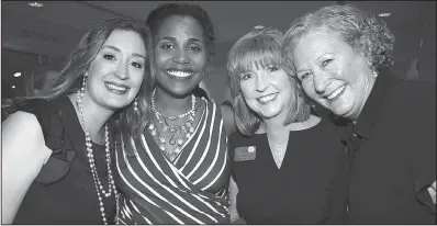  ??  ?? Kerina Goucher, Ganelle Blake, Debbie Grooms and Beverly Kleckner