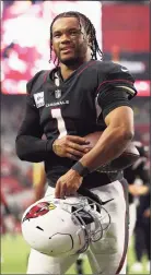  ?? Christian Petersen / Getty Images ?? Cardinals QB Kyler Murray is one of the the leading candidates for NFL MVP.