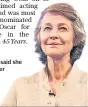  ??  ?? Rampling said she worried her parents would be upset