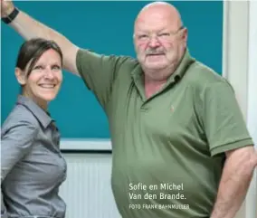  ?? FOTO FRANK BAHNMULLER ?? Sofie en Michel Van den Brande.