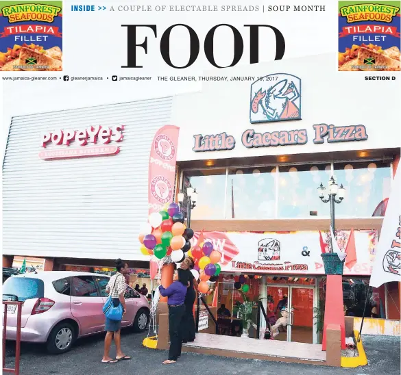  ?? PATRICK PLANTER/ PHOTOGRAPH­ER ?? Popeyes on your left, Little Caesars on your right. Pick your flavour and savour.