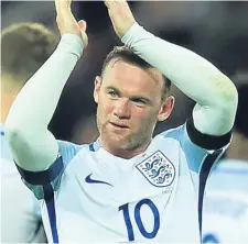  ??  ?? England captain Wayne Rooney.