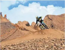  ?? FOTO: AMC BIBERACH ?? Julian Braig sicherte sich als einziger Biberacher einen der 500 Startplätz­e beim Red Bull Hare Scramble.