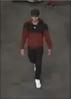  ?? HAMILTON POLICE SERVICE ?? Hamilton police released this image of a suspect in a gunpoint robbery of a senior in the Ancaster Best Buy parking lot on April 13.