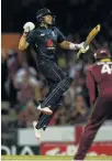  ?? PHOTO: GETTY IMAGES ?? England’s Joe Root celebrates his century during his team’s ODI against the West Indies at Kensington Oval in Bridgetown, Barbados, yesterday.