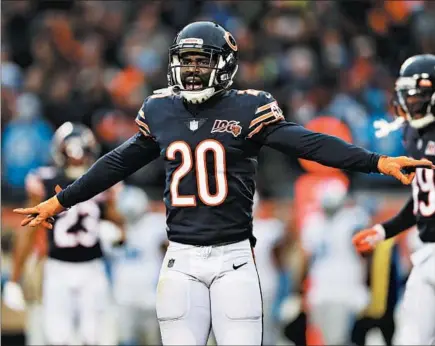  ?? ARMANDO L. SANCHEZ/CHICAGO TRIBUNE ?? Bears cornerback Prince Amukamara goes into the “good signing” column, but he has too few comrades who have thrived with the Bears.