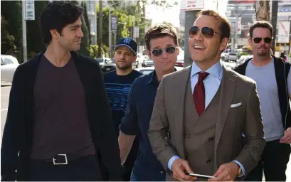  ??  ?? Lads: HBO rolled out the ‘Entourage’ crew for a less-than satisfying film adaptation