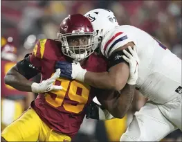  ?? MARCIO JOSE SANCHEZ — THE ASSOCIATED PRESS FILE ?? USC linebacker Drake Jackson was selected by the 49ers during the second round of the NFL draft on Friday.