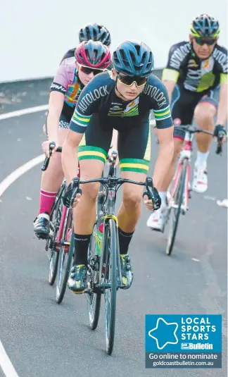  ?? Picture: MIKE BATTERHAM ?? Zakk Patterson, 14, has been doing great things in the cycling world.