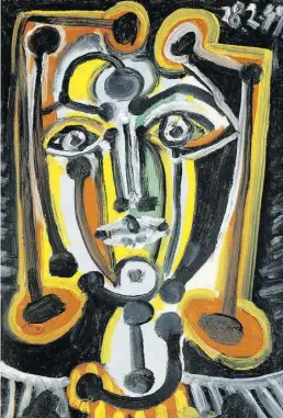  ?? BILD: Succession Picasso/VG Bild-Kunst, Bonn 2000 ?? Pablo Picasso, Frauenkopf, 1949, Öl auf Leinwand, 41,5 x 27 cm
