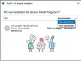  ??  ?? Besitzer eines Cloud-Speichers wie Dropbox verschicke­n Links zum Teilen per E-Mail.