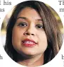  ??  ?? ANGER MP Tulip Siddiq