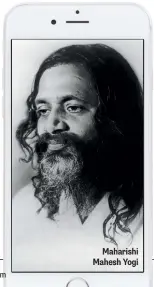  ??  ?? Maharishi Mahesh Yogi