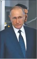  ?? CEDOC PERFIL ?? MOLESTO. Putin reaccionó con represalia­s tras la decisión.