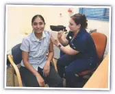  ??  ?? Registered nurse Nisha Desai (left) and Indya Reynolds.
Picture: SUPPLIED