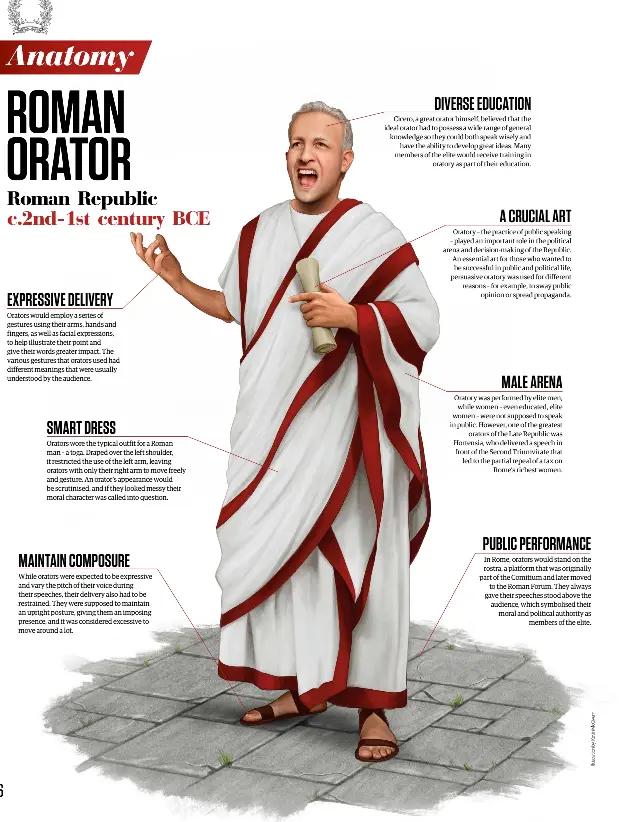What is the role of an orator?
