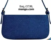  ??  ?? Bag, £17.99, mango.com