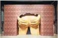  ??  ?? Anthea Hamilton’s giant sculpture of male buttocks is expected to cause controvers­y