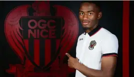  ??  ?? Maolida s’est engagé pour les cinq prochaines saisons à l’OGC Nice.