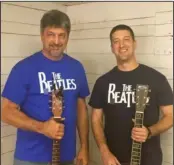  ?? Photo provided ?? Matt Ranly and Jordan Ranly make up The Reatles and they performed on Sunday night in New Bremen, singing classics from The Beatles.