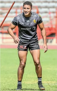  ?? /Sydney Seshibedi /Gallo Images ?? Exciting prospect: Jordan Hendrikse has a huge boot and is likely to bring excitement to the Lions when they play the Stormers on Saturday, says coach Ivan van Rooyen.