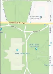  ?? GOOGLE MAPS VIA AP ?? THIS SCREENSHOT TAKEN WEDNESDAY FROM THE GOOGLE MAPS WEBSITE DISPLAYS what it calls the “McCain Senate Office Building.” Lawmakers are debating a proposal to rename the Russell Senate office building after the late Sen. John McCain, but Google Maps was already displaying it on Wednesday as “McCain Senate Office Building.”