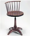  ?? THE METROPOLIT­AN MUSEUM OF ART/THE ASSOCIATED PRESS ?? The Revolving Chair; American, Shaker, 1840-70.
