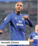  ??  ?? Kenneth Zohore