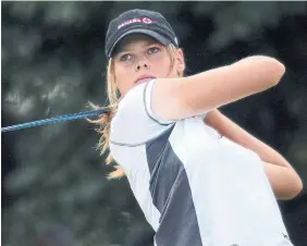  ?? SEAN KILPATRICK THE CANADIAN PRESS
FILE PHOTO ?? Maude-Aimée Leblanc of Quebec retired in 2019, but was inspired to take up the game again during the pandemic.