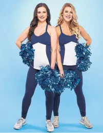  ?? CTV PHOTOS ?? Toronto Argonauts cheerleade­rs Leanne Larsen and Mar Lyon.