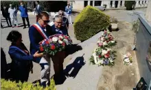  ??  ?? Christelle Pujol, Louis Aliot et André Bonet