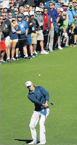  ?? CHRIS CARLSON / AP ?? Jordan Spieth vol repetir victòria a Augusta