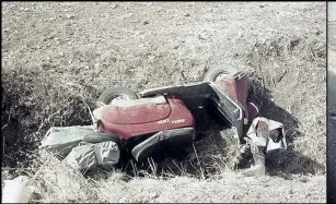  ??  ?? ABOVE Ditched! Bob’s crash in Turkey in 1964. ABOVE LEFT Somewhere in Syria 1964. Bob catches up on James Bond. RIGHT Snowbound on the Iraq-Iran border in 1964. MAIN Bob and Wolfram at the Queensland-NT border, 2015.