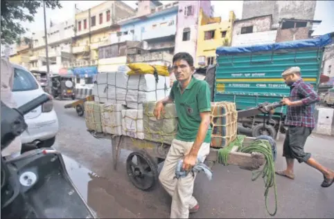  ?? RAJ K RAJ/HT PHOTO ?? Prem Chand, a casual labourer, had come to Delhi from Shahjahanp­ur with dreams of starting a small business and to marry.