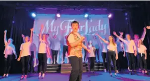  ??  ?? ReAct Academy of Theatre Arts performed songs from some of the nation’s favourite shows at the Civic Arts Centre and Theatre in Oswaldtwis­tle in July 2019