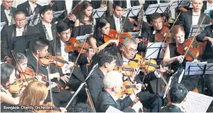  ??  ?? Bangkok Charity Orchestra.