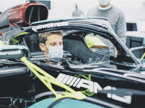  ??  ?? 0 Romain Grosjean will take part in a special one-off test for Mercedes, honouring a promise made to him by Toto Wolff after his accident
