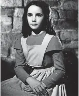  ??  ?? Uncredited: Liz Taylor in Jane Eyre