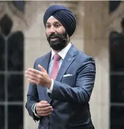  ?? ADRIAN WYLD / THE CANADIAN PRESS FILES ?? Raj Grewal announced he would resign as Liberal MP, but is now considerin­g keeping his seat.