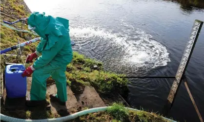  ?? Photograph: Rui Vieira/PA ?? Environmen­t Agency staff say many officer roles have been cut – those that go out to pollution events and inspect works