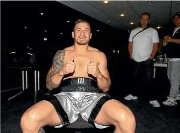  ??  ?? All Black Sonny Bill Williams is a regular supporter of charity events.